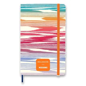Moleskine Missoni Fiamm Notizbuch - Hartcover L, liniert